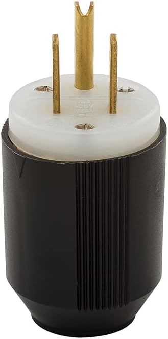 Cooper Wiring Devices Autogrip Plug B&W #5266N