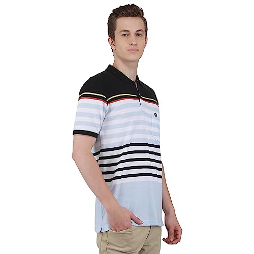 Image of Duke Men's Striped Regular Fit T-Shirt