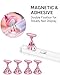 Nail Stand Set for Nail Art Practice & Display - Complete Acrylic Nail Holder Kit with Bonus Tweezers & Double-Sided Tape, False Nail & Press On Nail Practice Stand for Home DIY, Salon Use