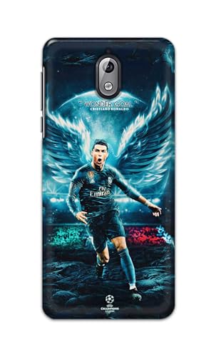 Image of Printed Hard Back Cover for Nokia 3.1 Back Cover (Famous Football Player -K2) -190724(DP)