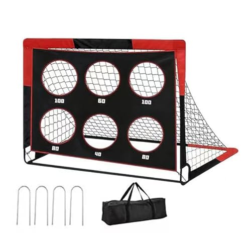 Porta Da Calcio Per Giardino,Set Attrezzatura Bersaglio Con Design Moderno | Rete Porta Calcio Pieghevole 121x91 cm - Per Ragazzi, Ragazze, Sport, Allenamento, Pratica, Lancio, Festa, Giochi