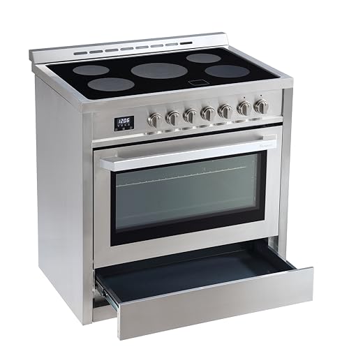 Rangaire RRE361TS 36 Inch Electric Range With 5 Burners, 4.3 Cu. Ft. Capacity, Freestanding Slide-In Airfry, Convection Oven thumb #7