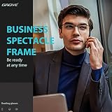 Gaoye Zestaw 6 par okularów do czytania męskie/damskie z filtrem niebieskiego światła, optyka oczu, okulary pomocnicze do czytania dla mężczyzn i kobiet