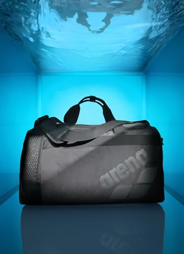 Arena All Set Duffle Bag Pernottamento Weekender Cabin Size Team Bagaglio Scarpa Scomparto Scarpe Palestra Allenamento Attrezzatura Borsa Per Adolescenti Uomini Donne Blu Navy, 40 Litri - 7