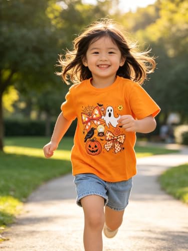 Image of Funnycokid Toddler Girls Graphic T-Shirt, Short Sleeve Tee, 2-8 Years