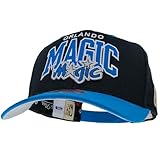 Mitchell & Ness Team Arch Gorra de Béisbol con Cierre a Classic Red Presión - Orlando Magic (Negro/Azul Rey)