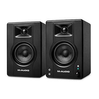 M-AUDIO BX4BT Pair 4.5" Studio Monitors and PC Speakers with Bluetooth for Recording and Multimedia with Music Production Software