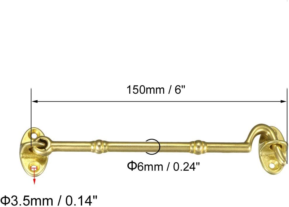 Loquet de porte en laiton finition dorée pour rénovation chic - 3