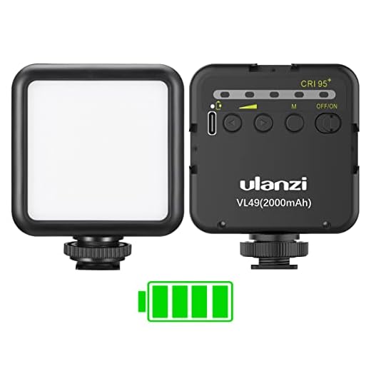 Iluminador de Led para Câmeras Profissionais DSLR Ulanzi VL49