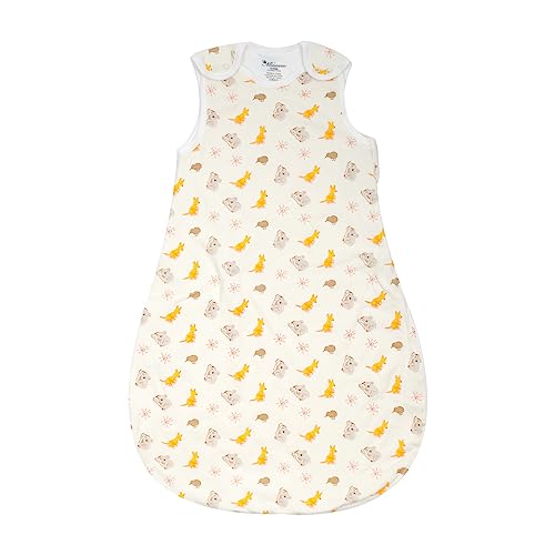 Image of Minicoco Baby Sleepsack, 100% Cotton Baby Wearable Blanket Sleeveless with Zipper, Swaddle Transition Sleeping Bag (Australia Animals, 6-18 M)