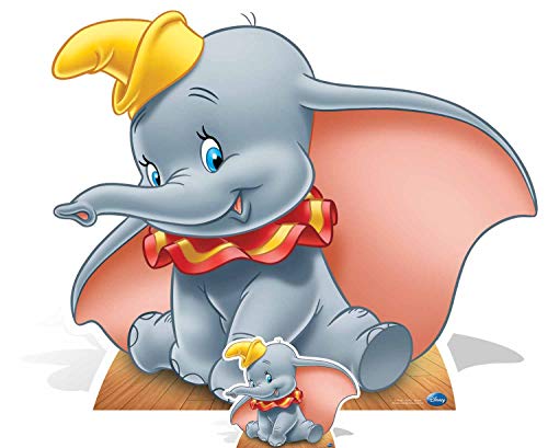 Star Cutouts Ltd SC4005 Dumbo Circus - Figura decorativa de elefante de Disney (74 x 94 cm),...