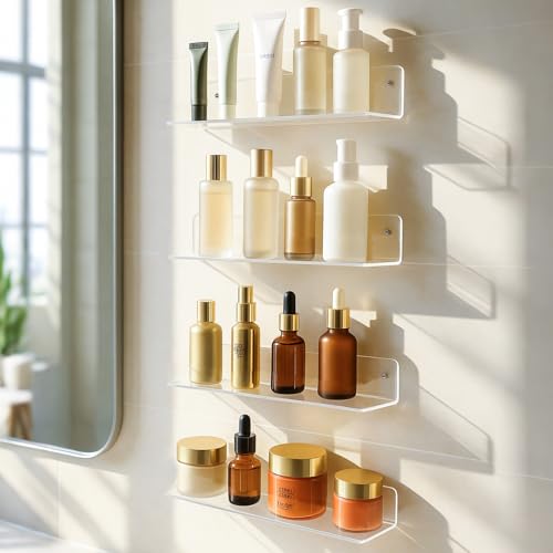 VEPEPE 4 unidades de estantería de pared