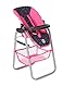 Bayer Chic 2000 - Puppenhochstuhl für Kinder von 3-8 Jahren, Hochstuhl für Puppen, Puppenmöbel, Puppenzubehör, Konfetti pink, 655-84