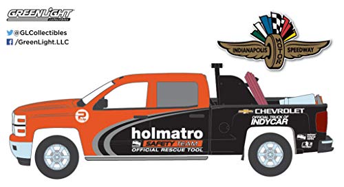 Greenlight 1:64 IndyCar Chevrolet Silverado Holmatro Safety Team w/ Equipment