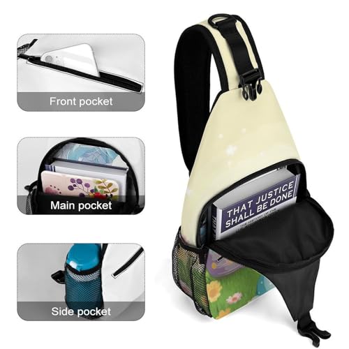 Bolso bandolera casual deportivo para hombro y pecho miniatura 4