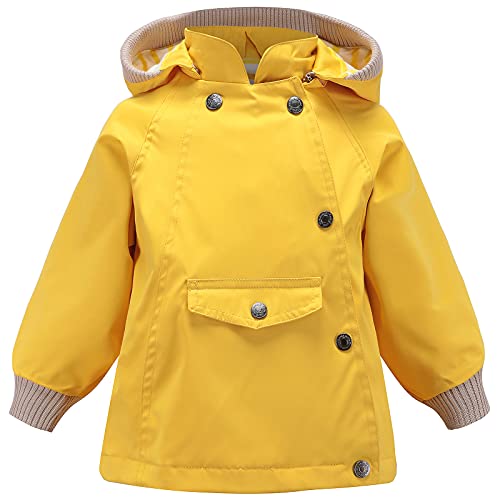 LPATTERN Girl Baby Kid Waterproof Hooded Coat Jacket Outwear Raincoat Hoodies
