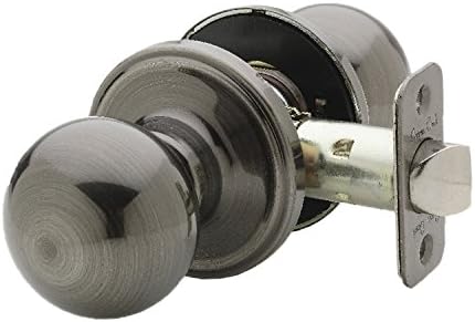 Copper Creek BK2020AN Ball Door Knob, Passage Function, 1 Pack, in Antique Nickel