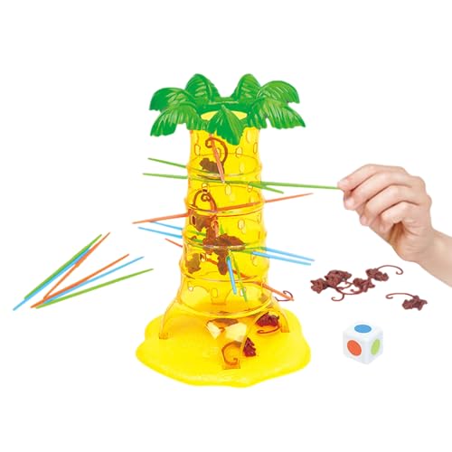 Gosimida Monos Locos Juego De Mesa, Juego De Rompecabezas Fácil De Aprender - Divertido Juego De Mesa De Juguete De Escritorio para Niños, Niñas, Cumpleaños