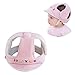 Bébé Protection de la tête, Respirante Sécurité Casque Protecteur, Capuchon de Protection Harnais Chapeau pour Tout-petits Bébés Apprennent à marcher, Rose