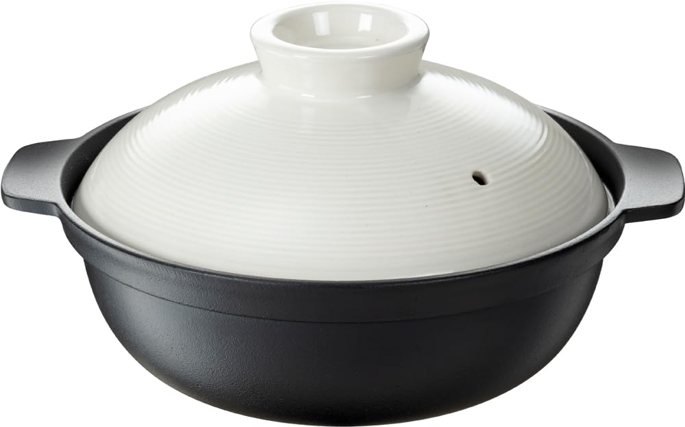 Amazon.co.jp: イシガキ 鉄鋳物 鍋 8号 3～4人用 約幅28×奥行24×高さ