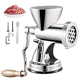 fleischwolf edelstahl kitchenaid 【BREITE ANWENDUNG】 - Weit verbreitet zum Mahlen von Fleisch, Gemüse und Nüssen verwendet, einschließlich Schweinefleisch, Rindfleisch, Huhn, Paprika, Knoblauch, Erdnüssen usw.