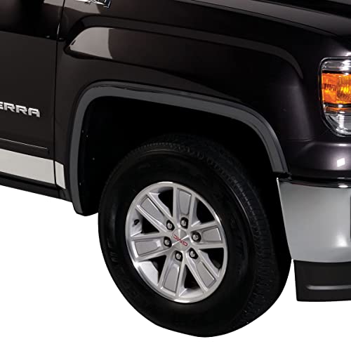 Putco Black Stainless Steel Fender Trim Kit - Fits 2014-2015 GMC Sierra 1500-4 Piece Set