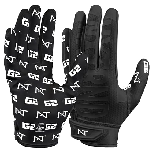 Nxtrnd G2 Pro Football Gloves, Men's Ultra Sticky...