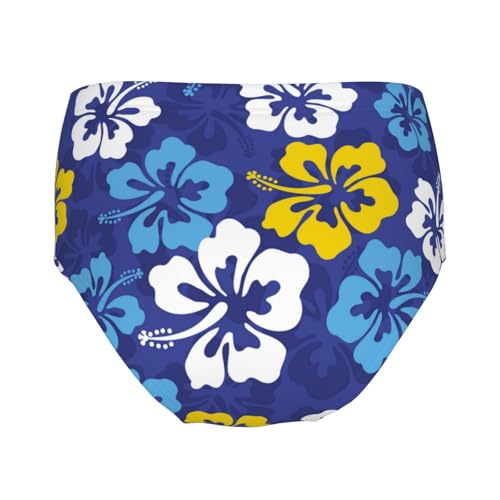 Hibiscus Flowers Girls' Underwear Soft Cotton Little Girls Panties Comfort Briefs2
