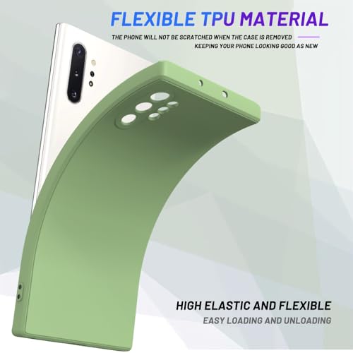 Image of for Samsung Galaxy Note 10 Plus Case Green, Scratch Resistant with Soft Touch, Slim Thin Phone Cover for Samsung Galaxy Note 10 Plus