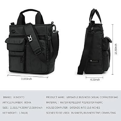 Mens Messenger Bag Laptop Shoulder Bag Computer Work Office Bag Waterproof Briefcases for Travel Work