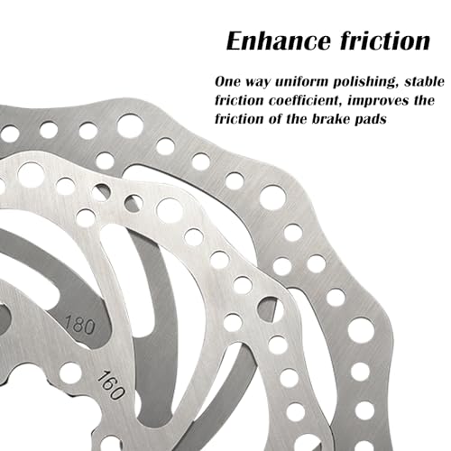 Yongness Bicycle Disc Brake Disc Disc Disc Brake Discs 140mm/160mm/180mm, 203mm - Image 3