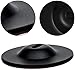 I3C Anchor Plate Adhesive Security Plate, Laptop Lock Plate with Slot, Universal Lock Plate for Laptop, Monitor, Smart Phone, Tablet, Other Electronic Products (Black 4pcs)