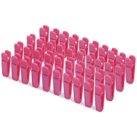 Igoolee 30 Pcs Slim-line Plastic Baby Hanger Clips Cover