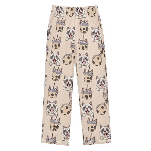 Pajama Bottoms, Pet Puppy Pajamas Pant Lounge Wear Cute Sleep Long Pants Casual Sleepwear Pjs