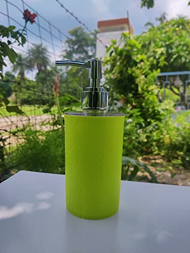 Image of Unbreakable Liquid Soap /Liquid /Shampoo /Hand wash /Sanitizer /Lotion Dispenser Bottle for Kitchen, Wash-Basin and Bathroom 350 ml Dispenser (Green)