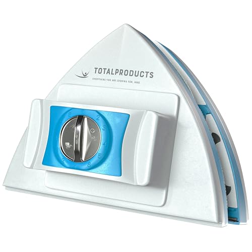 Nettoyeur Vitres Magnétique Ajustable 3‑30 mm – Nettoyage Simultané Intérieur/Extérieur, Corde de Sécurité, Brosses Rechange & Manuel Instructif – Vitres Doubles, Baies Vitrées sans Traces