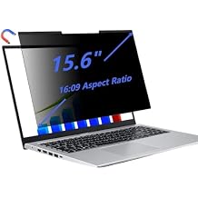 15.6-inch Magnetic Privacy Screen, Suitable for laptops with a 169 Detachable Anti-Glare Filter, Reduces Blue Light/Compatible with HP, Dell, Acer, Asus, Samsung, Lenovo and Other laptops.