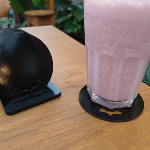 Conjunto de Porta Copos do Morcego - Em MDF corte a laser