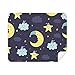 Cartoon Moon Night Personification Pattern Cleaning Cloth Screen Cleaner 2pcs Suede Fabric