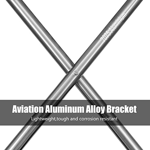 Lyhlya Camping Stool, Portable Folding Stool Xxl Size Camping Stool For Adults Aluminum Alloy Folding Stool For Travel, Camping, Hiking, Fishing, Gardening With Carry Bag #TOP4