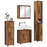 【Caractéristiques clés】 Conçu pour durer, il utilise un bois d'ingénierie résistant à l'humidité. Avec ses pieds chignon stables, ses rangements variés et ses portes à charnières ouvertes facilement, cet ensemble maximise l'espace et le style.