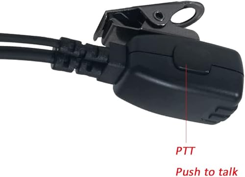 Miniatura 5 de TDYU Walkie Talkie Earpiece Headset with Mic PTT G Shape Headset for Motorola cls1110 cls1410 cp200 cp185 cp200d rdm2070d walkie Talkie 2 Way Radio