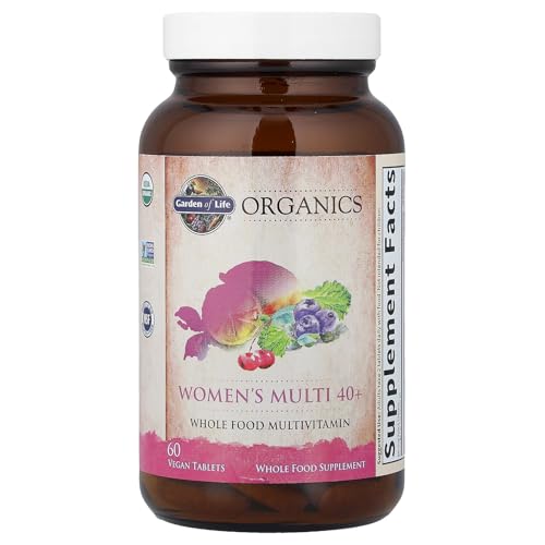 image for Garden of Life Organics Vitamins for Women 40+ - 60 Tablets, Womens Mu