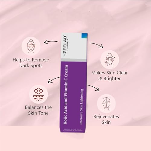 Zeelab Kojic Acid 2% and Vitamin C Cream (20g Tube) - Image 3