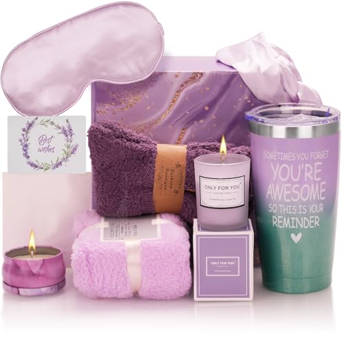 drado Set di Regali, Regalo Per Donna, Confezione Idee Regalo, Elastici per capelli, maschere per gli occhi, biglietti d'auguri, calzini Cofanetto regalo donna per mamma, moglie, sorella, figlia