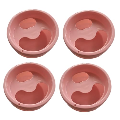 Happyyami Recipiente Para Remojo De Manicura 4 Piezas Tamaño Mediano Diseño Simple Para Salones De Uñas Mujeres Uso Profesional y Casero