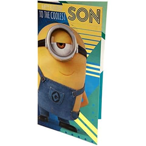 GiftRush Despicable Me 3 Minion Birthday Card Son Cover