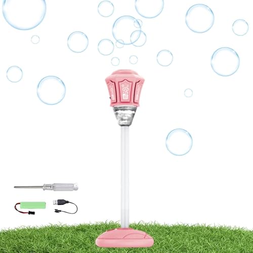 Machine à bulles sur pied réglable avec musique pour jardin