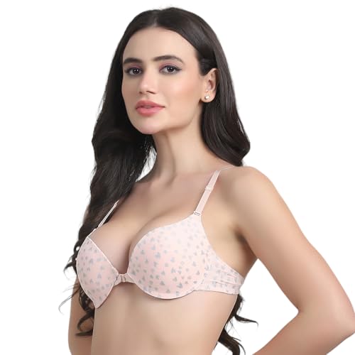 Image of Quttos PrettyCat Printed Front Open Underwire Sexy Pushup Bra
