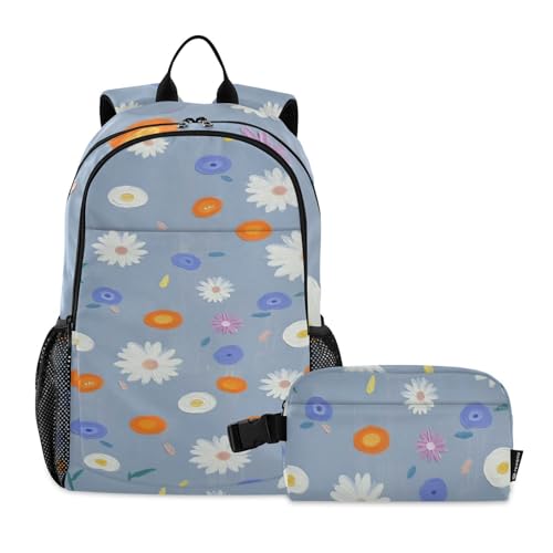 Sac à dos bleu frais garçon avec sac à déjeuner isolant pour éviter les fuites
